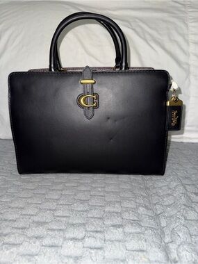 Coach Women's Serra Colorblock Satchel with Gold Hardware